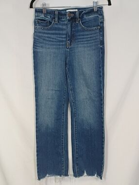 EUC BKE Billie Slim Fit High Rise Cropped Straight Jeans Women's Size 27x28
